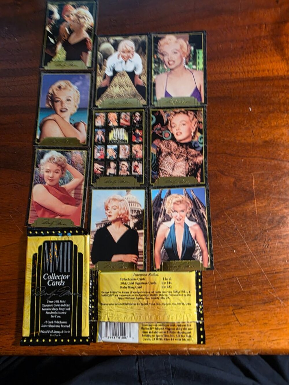 MARILYN MONROE COLLECTOR CARDS, SEALED FROM FACTORY 1995